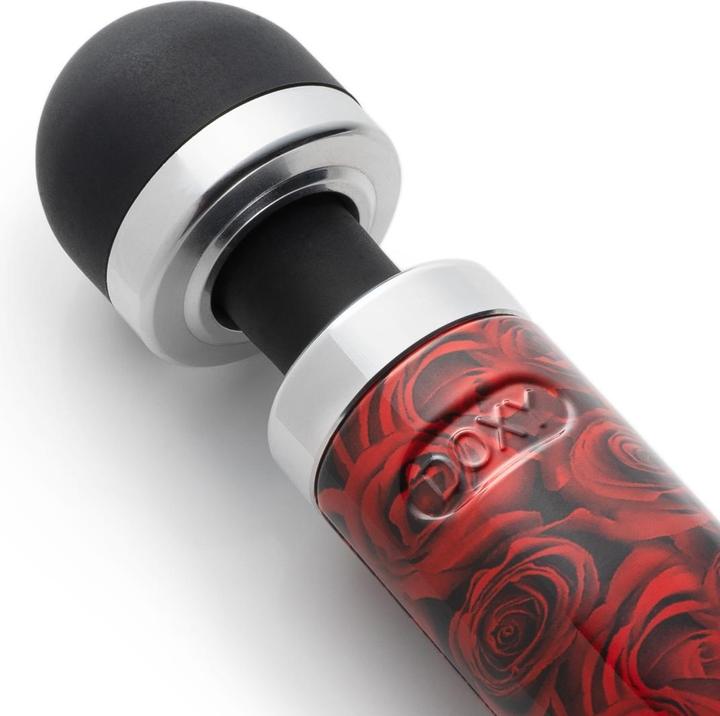 Actual product image Doxy Number 3 Wall Massager Rose Pattern
