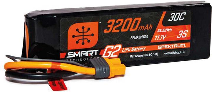 Actual product image Spektrum 3200mAh 3S 11.1V Smart G2 LiPo 30C IC3 (11.10 V, 3200 mAh)