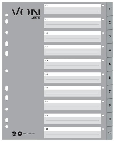 Immagine prodotto von Hallers Registro A4, 1-10