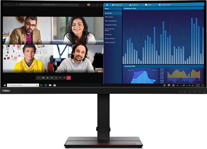 Actual product image Lenovo ThinkVision P34w-20 (3440 x 1440 pixels, 34.14")