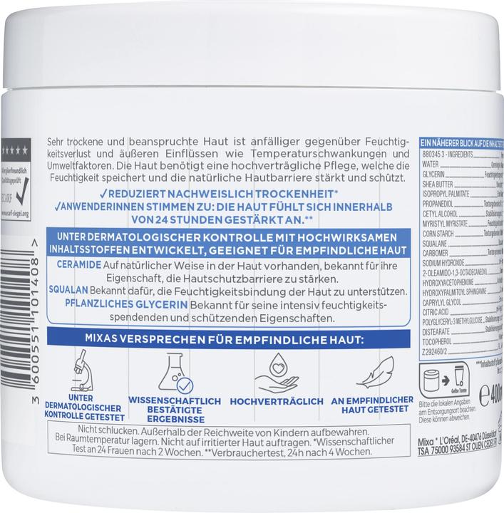 Mixa Ceramide Deep Moisturiser (Body cream, 400 ml)