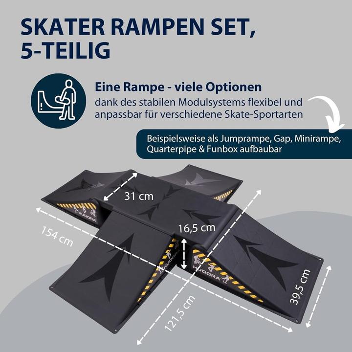 Actual product image Hudora Skater ramp set, 5-piece