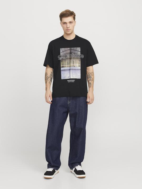 Produktbild Jack & Jones Gedruckt Rundhalsausschnitt T-shirt T-shirt (XXL)