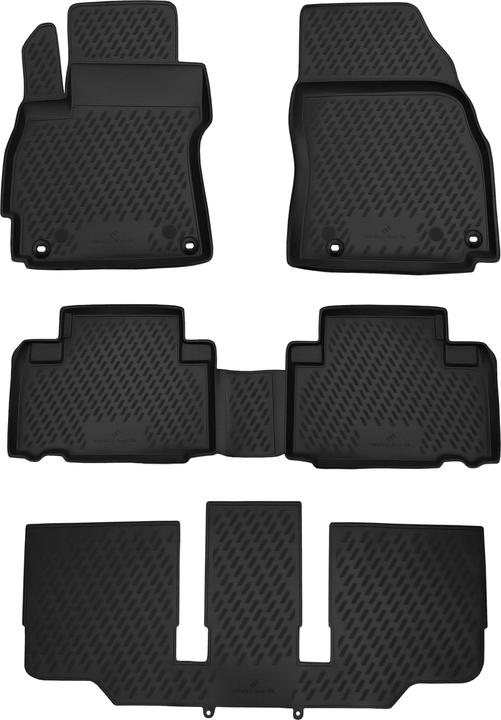 Image du produit Walser Tapis en caoutchouc XTR pour Mazda 5, 7 places 06/2010-aujourd'hui (2 tapis avant + 2 tapis arrière)