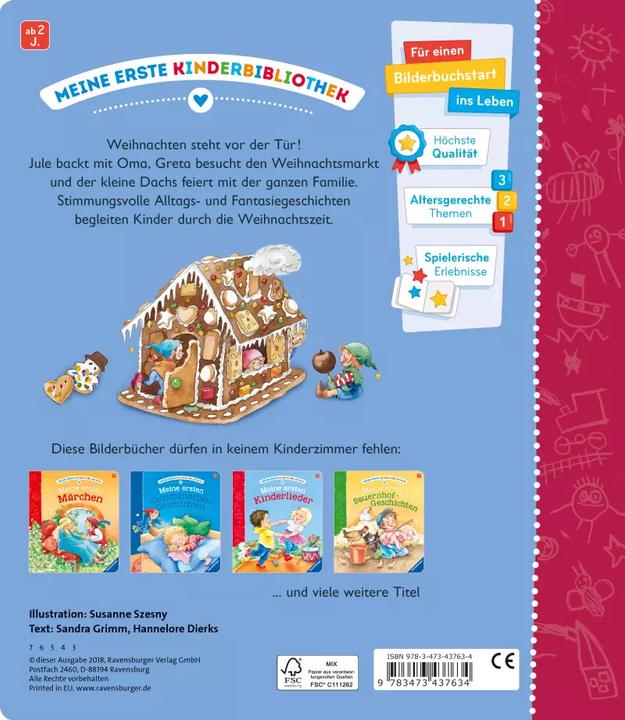 Produktbild Ravensburger Meine ersten Weihnachts-Geschichten (Deutsch)