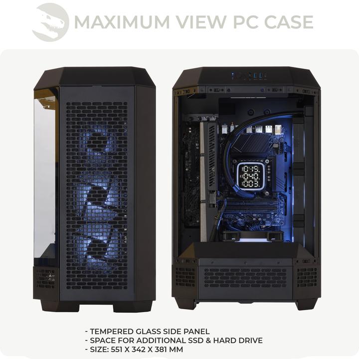 Actual product image Sedatech Expert Gaming PC - UCCE888I1I1HF (AMD Ryzen 9 7900X, 32 GB, 2000 GB, GeForce RTX 5060)