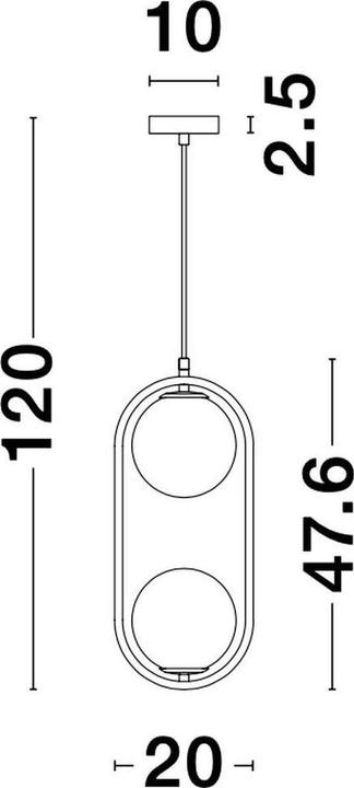 Produktbild Nova Luce Obitar (G9)