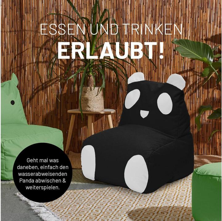 Produktbild Lumaland Sitzsack Panda 180 L, 75 x 65 cm
