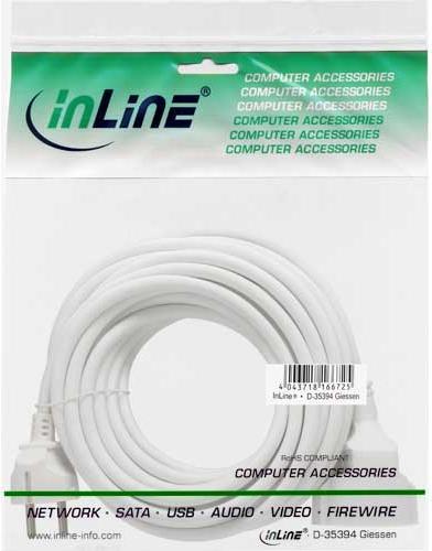 Produktbild InLine Schutzkontakt-Verlängerung ST / BU (10 m, CEE 7/7)