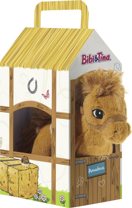 Actual product image Heunec Bibi Tina Horse Amadeus Standing In Stable (30 cm)