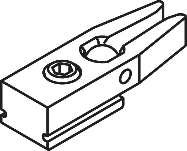 Actual product image HAWA Sliding door fittings -REGAL B 25 H/SP, Forslide