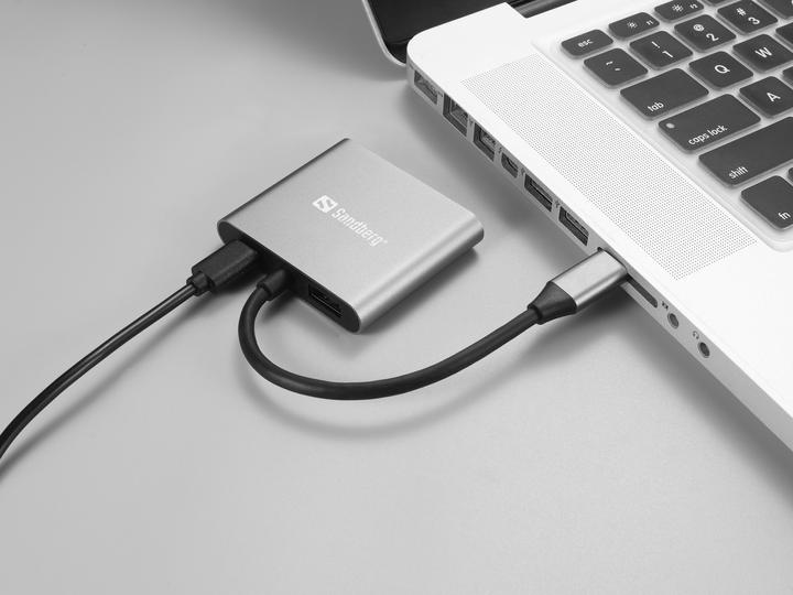 Image du produit Sandberg Station d'accueil (USB-C, 3 Ports)