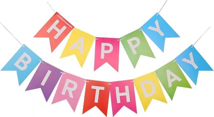 Actual product image Happy Birthday