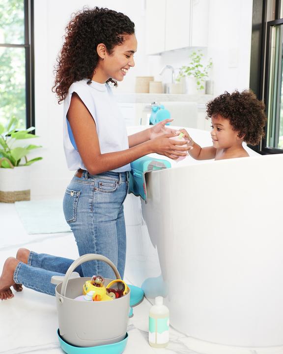 Actual product image Skiphop Moby Storage Bucket for Bath Toys
