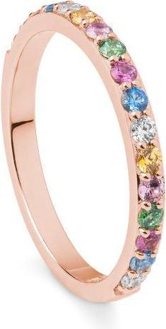 Produktbild Breuning RING - Brill. | Sky Blue | Apple Green | Saf. Pink (51, 750/18 K Gold)
