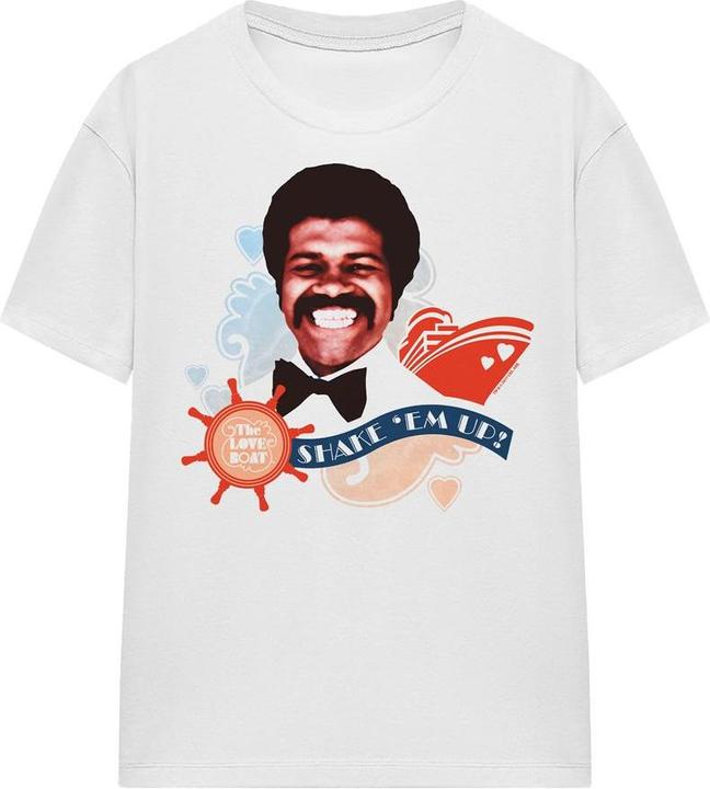 Actual product image The Love Boat Unisex Adult Shake Em Up T-Shirt (S)