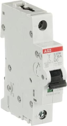 Immagine prodotto ABB LS S201M-Z16UC Interruttore automatico Z-Char., 10kA, 16A, 1P