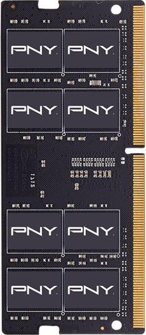 Immagine prodotto PNY Memoria per notebook Performance, SODIMM, DDR4, 16 GB, 3200 MHz, CL22 (MN16GSD43200-TB) (1 x 16GB, 3200 MHz, DDR4-RAM, SO-DIMM)