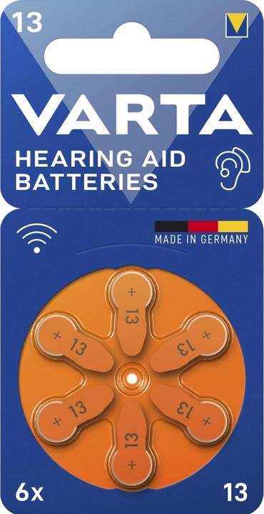 Image du produit Varta Hearing Aid Battery 13 6 bli (6 pcs, 13, 310 mAh)
