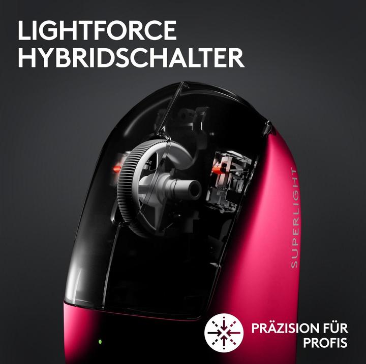 Image du produit Logitech G G Pro X Superlight 2 (Sans fil, Filaire)