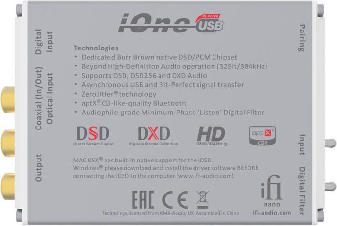 Image du produit iFi Audio Nano iOne (Convertisseur DA)