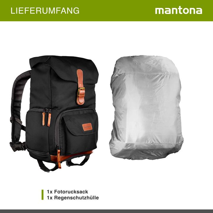 Produktbild mantona Luis junior Retro Fotorucksack (Fotorucksack, 30.69 l)
