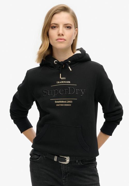 Actual product image Superdry 's hooded sweatshirt luxe metallic logo (XS)