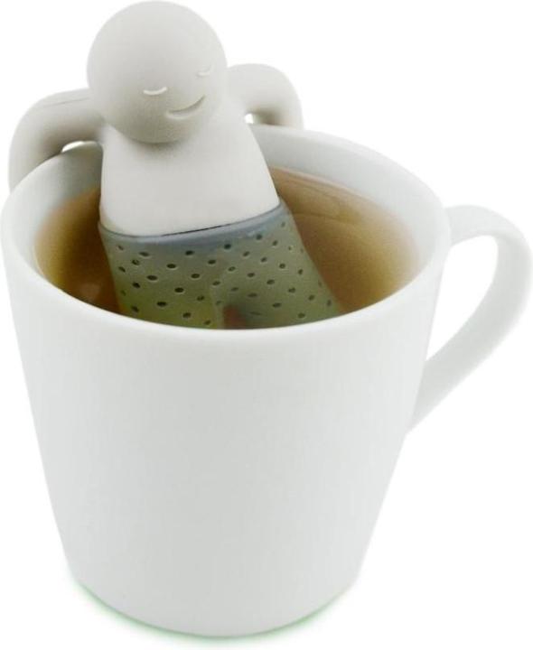 Image du produit PhoneLook Infuseur à thé en silicone Mr. Tea pour thé en sachet ou en feuilles Gris