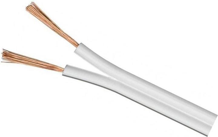 Actual product image Goobay Speaker cable white CU (10 m, 1 mm²)