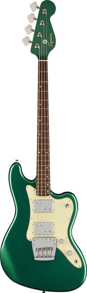 Produktbild Squier Paranormal Rascal Bass HH IL Sherwood Green elektrische basgitaar (E-Bass, Nato, Ahorn, Maple)