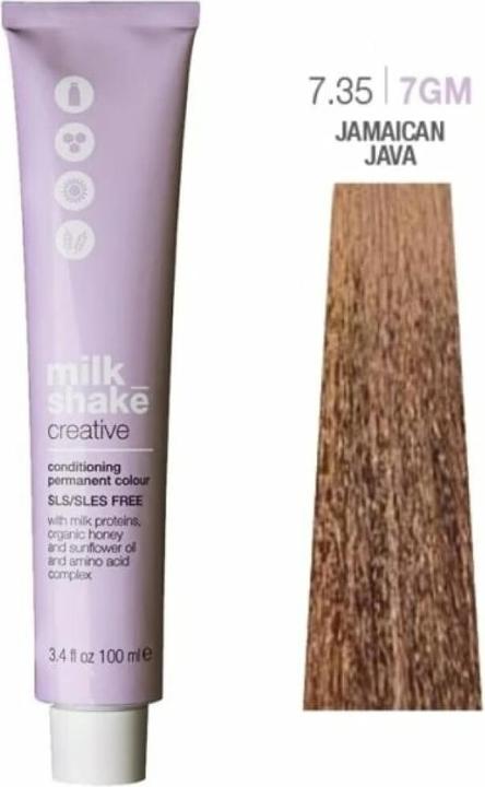 Image du produit Milk_Shake Creative Conditioning Permanent Colour 100ml 7.35/7GM Golden Mahogany Medium Blonde (7.35, 7GM Mahogany moyen blond doré)