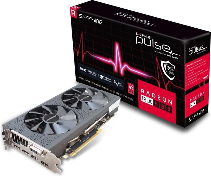 Produktbild Sapphire Radeon RX 580 Pulse (8 GB)