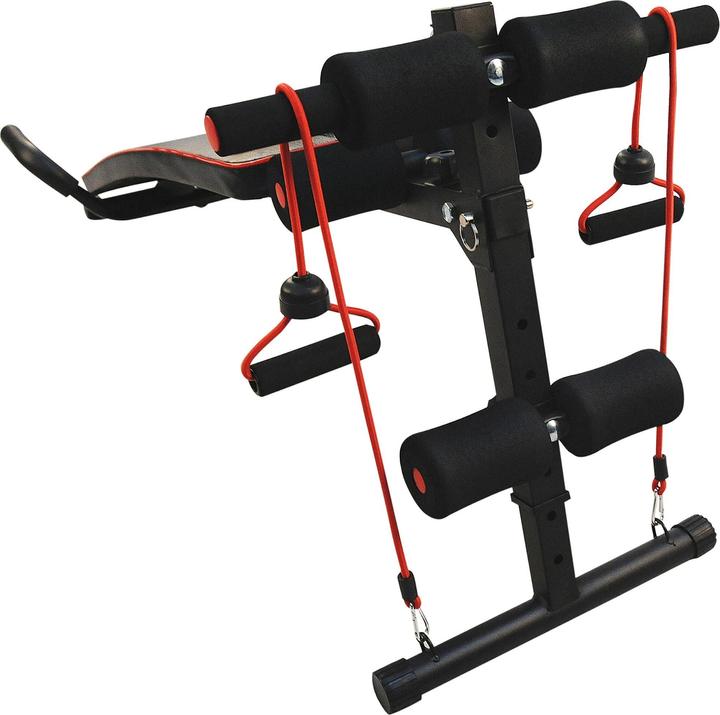 Actual product image Homcom Sit up bench abdominal trainer, adjustable, 137.5x55.5x50-68cm 120 kg load capacity