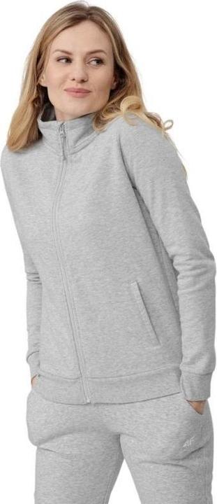 Produktbild 4F Bluza damska H4Z22-BLD351 Chłodny jasny szary melanż r.S (27)