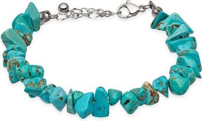 Produktbild Trolli Troli - Modern beaded bracelet made of turquoise VSB0107S-SS (L)