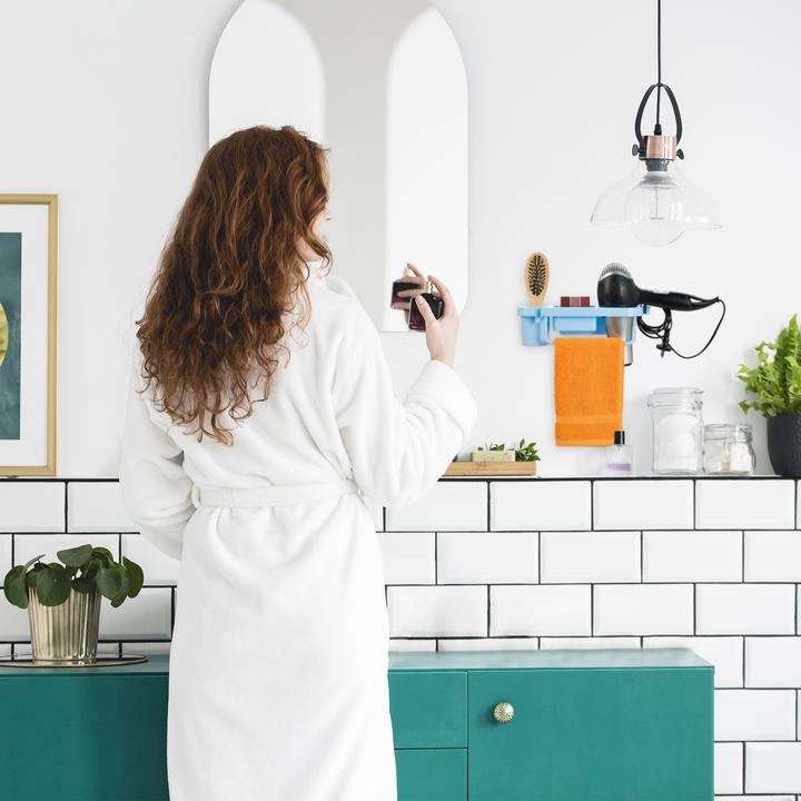 Actual product image Relaxdays Hairdryer holder