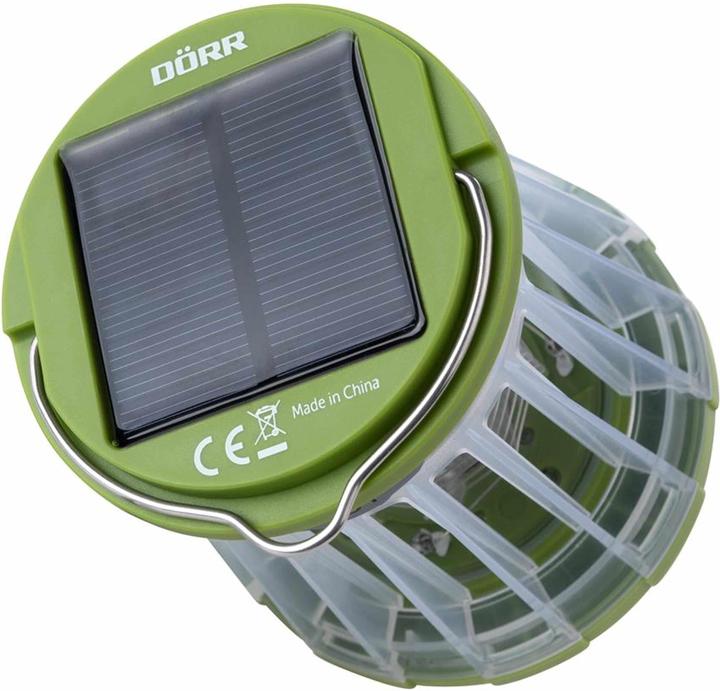 Image du produit Dörr Lampe de camping solaire anti-moustique - Vert fluo