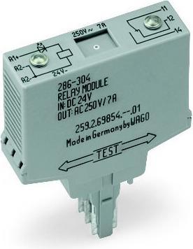 Wago Plug-in relay 24 V/DC 7 A 1 change-over contact 286-304 1 pc (286-304)