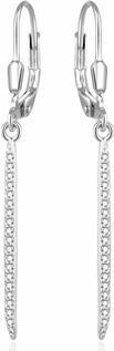 Beneto Fashion silver earrings with chains AGUC1075L