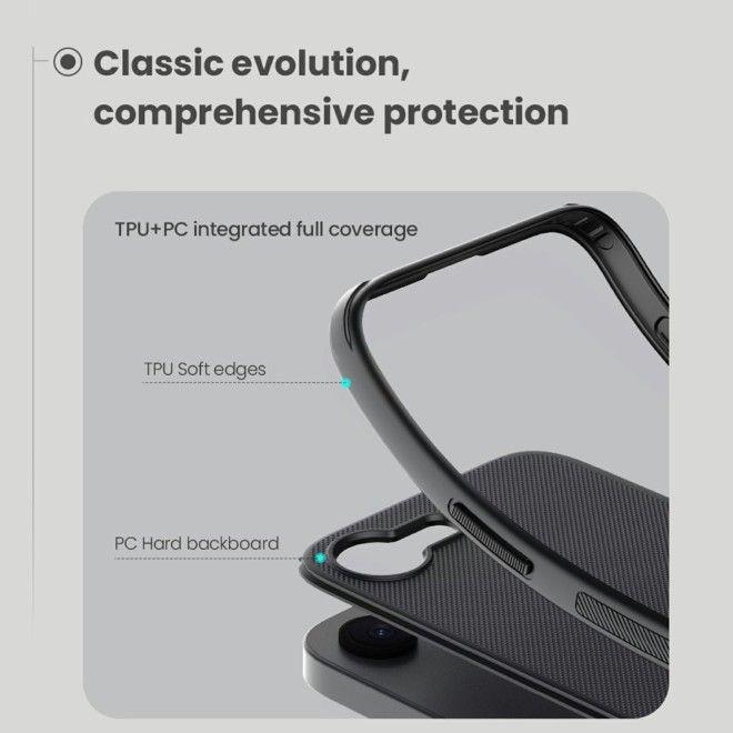 Actual product image Nillkin Super Frosted Shield Pro Series Hardcase Hülle (Apple iPhone 16e)