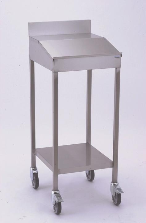 Produktbild Tournus Edelstahl Schreibtisch mit Klappe