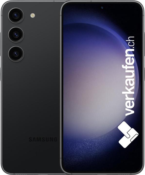 Actual product image verkaufen.ch Galaxy S23 Dual SIM 5G (128 GB, Phantom Black, 6.10", 50 Mpx, Dual SIM, B / Very good)