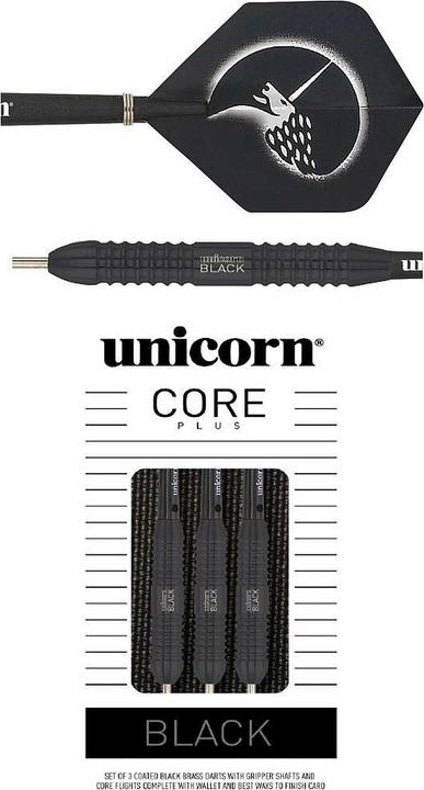 Actual product image Unicorn Core Plus Brass Steel Darts (23 g)