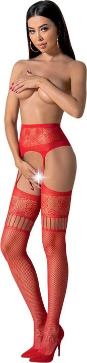 Immagine prodotto Passion S030 Medias Con Liguero Rojo Talla Unica (Taglia unica, Confezione singola)