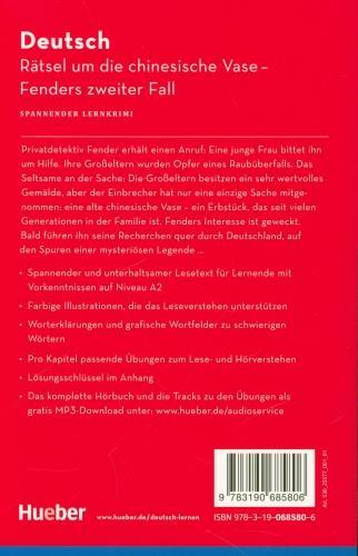 Produktbild Rätsel um die chinesische Vase. Fenders zweiter Fall / Lektüre mit MP3-Download (Deutsch, Urs Luger, 2019)