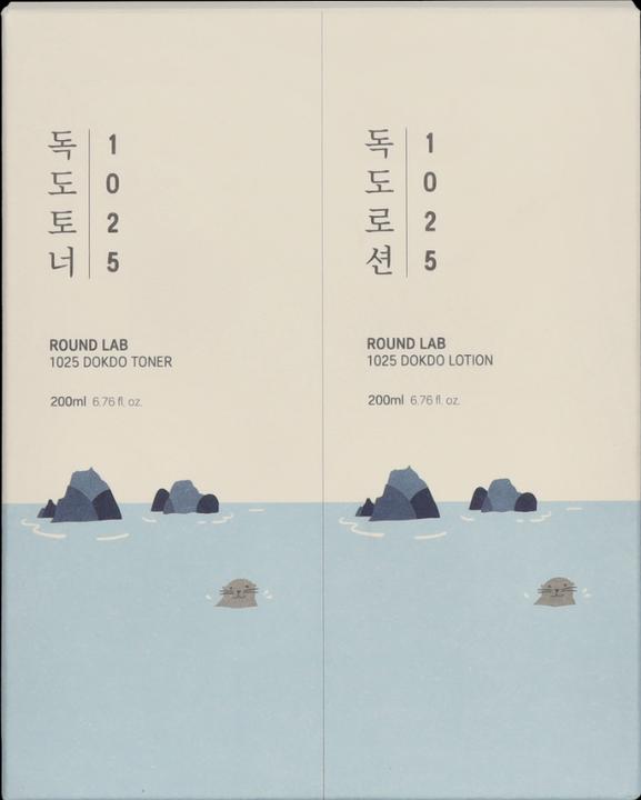 Actual product image Round Lab Dokdo Toner 200ml and Dokdo Lotion 200ml (400 ml)