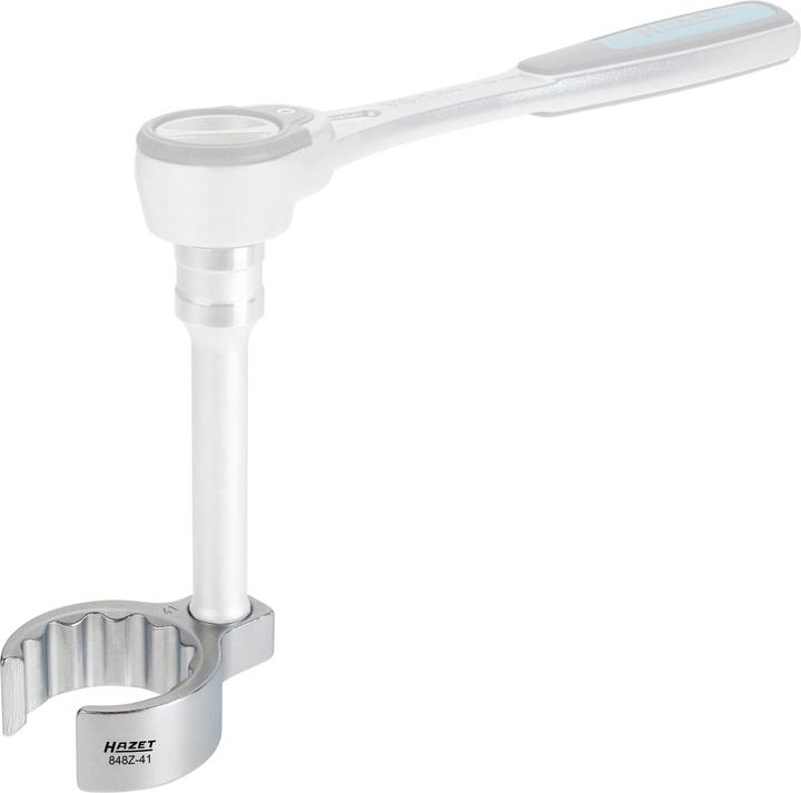 Produktbild HAZET Ringschlüssel ∙ Doppelsechskant ∙ offen 848Z-41 ∙ Vierkant12,5 mm (1/2 Zoll) ∙ Aussen Doppel-S… (41 mm)