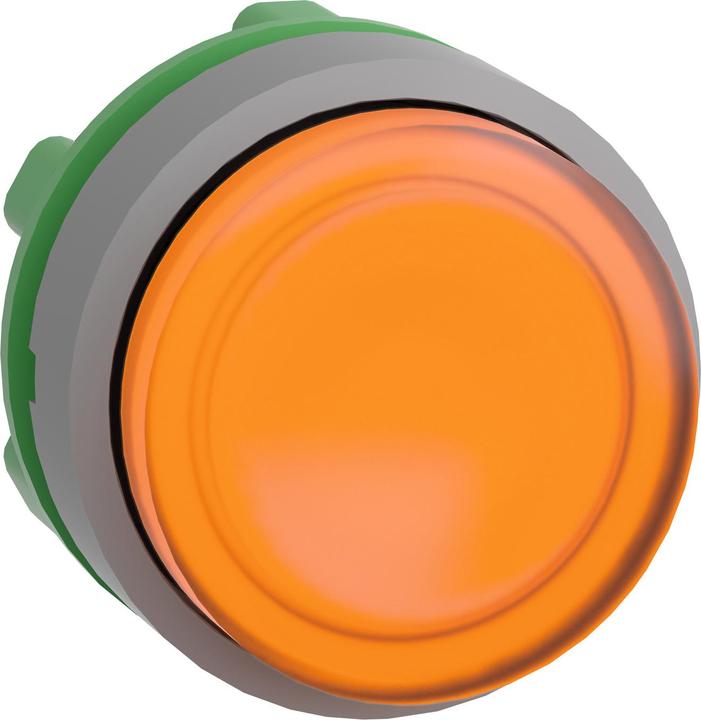 Actual product image Schneider Electric Illuminated pushbutton, front, protruding, ZB5AH53C0