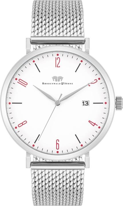 Quarzuhr Arakon II Edelstahl Silber - 34110 (Analoguhr, 42 mm)