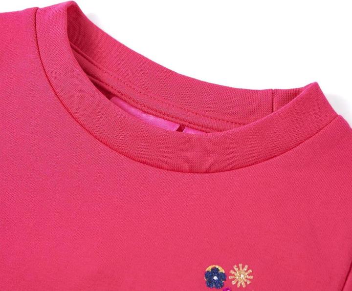 Produktbild VidaXL Kinder-Sweatshirt Knallrosa 128,Material: 95 % Baumwolle. 5 (128)